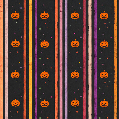 Vintage Midnight Halloween Fat Quarter Bundle