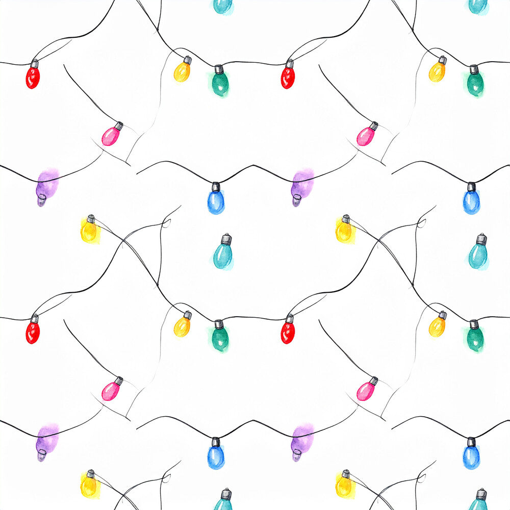 Festive Ornament Lights Fat Quarter Bundle