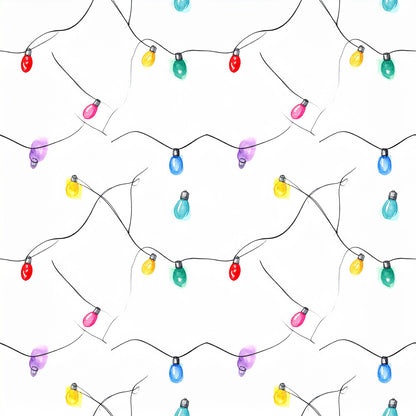 Festive Ornament Lights Fat Quarter Bundle