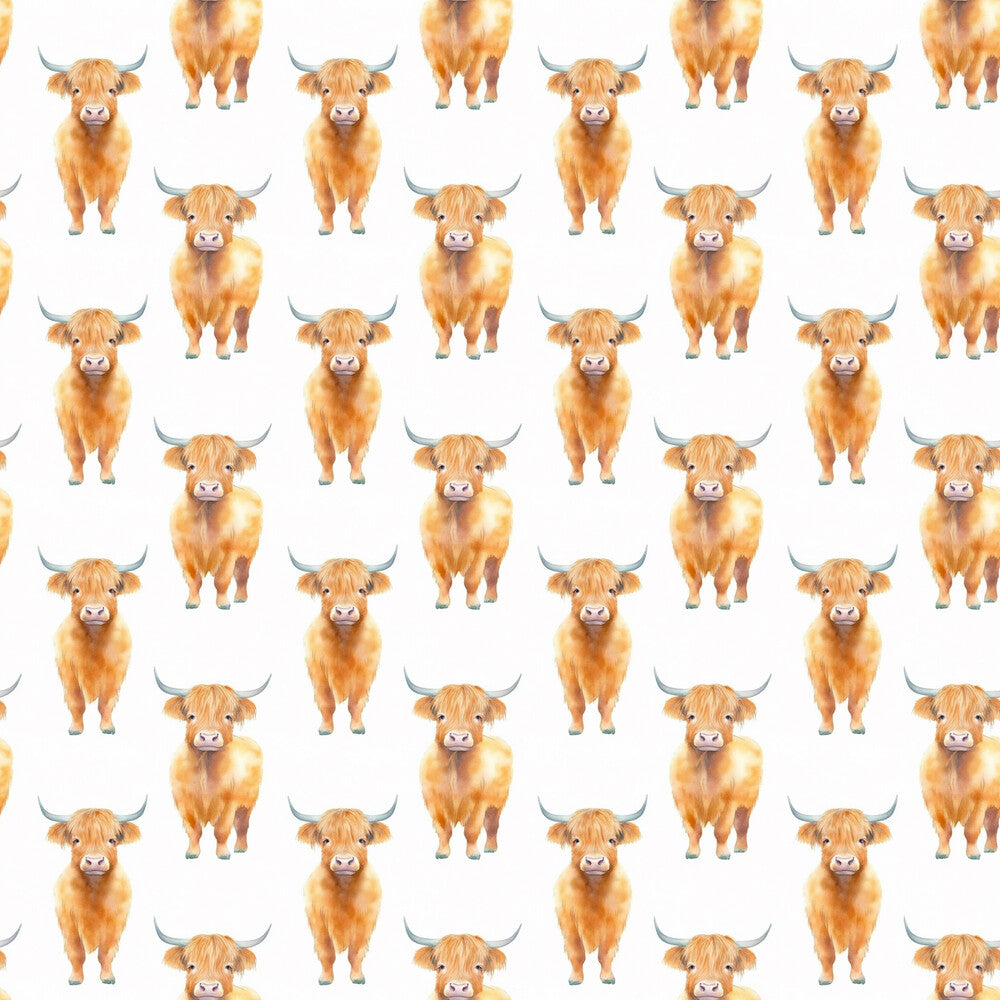 Funky Highland Cows Fat Quarter Bundle