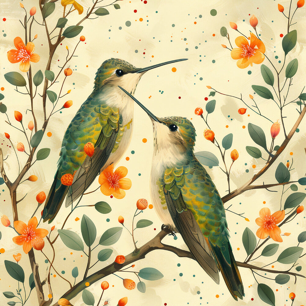Hummingbirds in Spring Fat Quarter Bundle