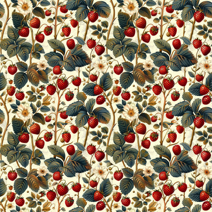 Vintage Strawberries Fat Quarter Bundle