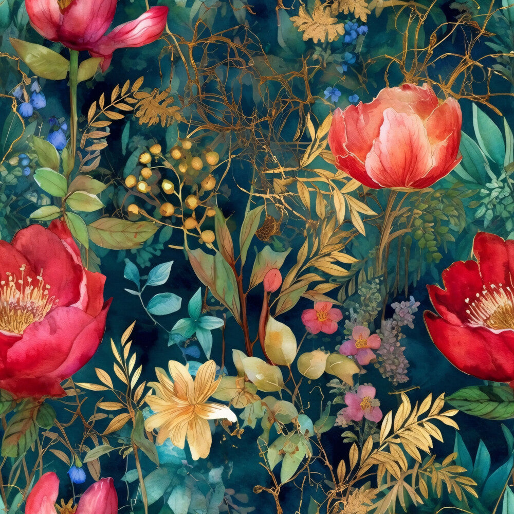 Artists Garden Wildflowers Floral Meadow Fat Quarter Bundle