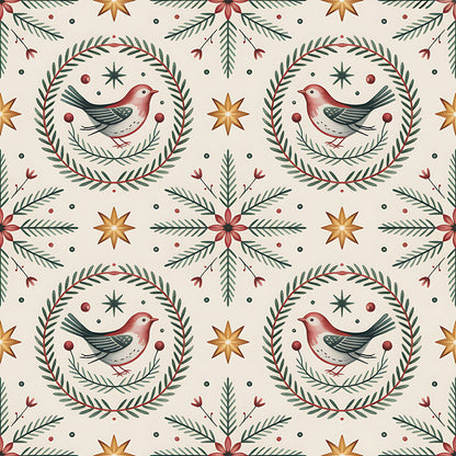 Scandinavian Folk Christmas Fat Quarter Bundle