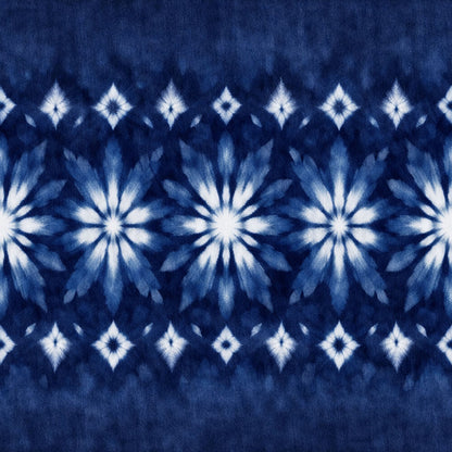 Indigo Shibori Tie Dye Fat Quarter Bundle