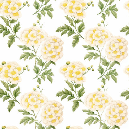 Floral Yellow Cottage Gardens Fat Quarter Bundle