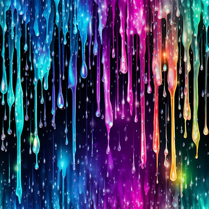 Dripping Rainbow Liquid Fat Quarter Bundle