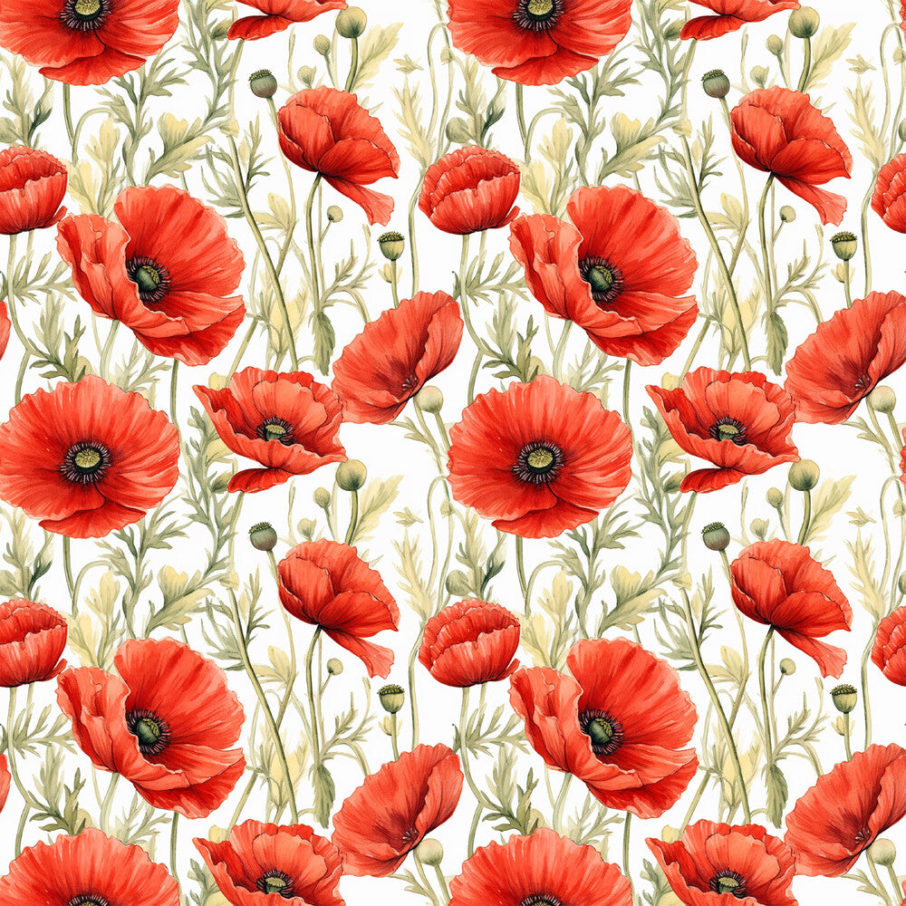 Fields of Poppies Fat Quarter Bundle
