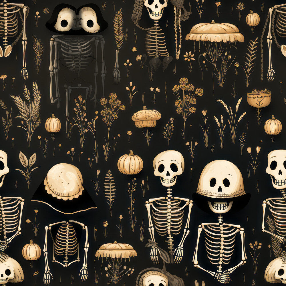 Halloween Skeleton Fat Quarter Bundle