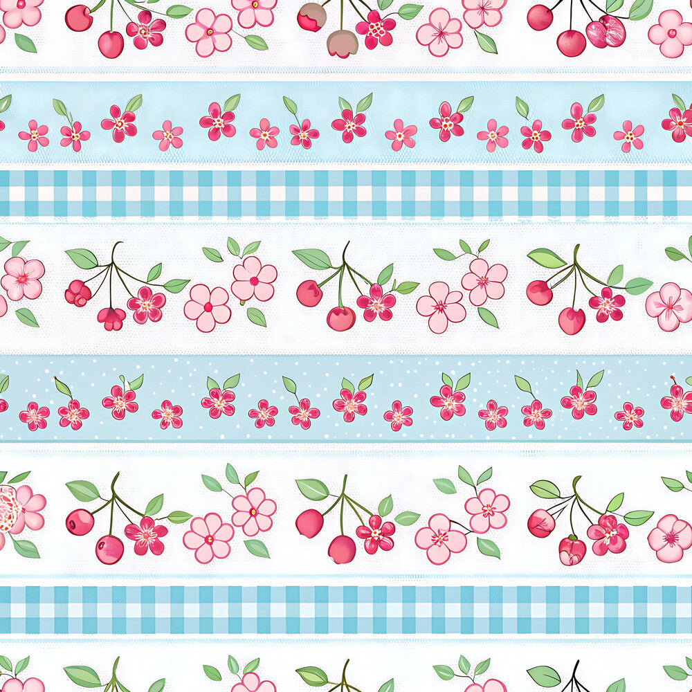 Cherry Floral Fat Quarter Bundle