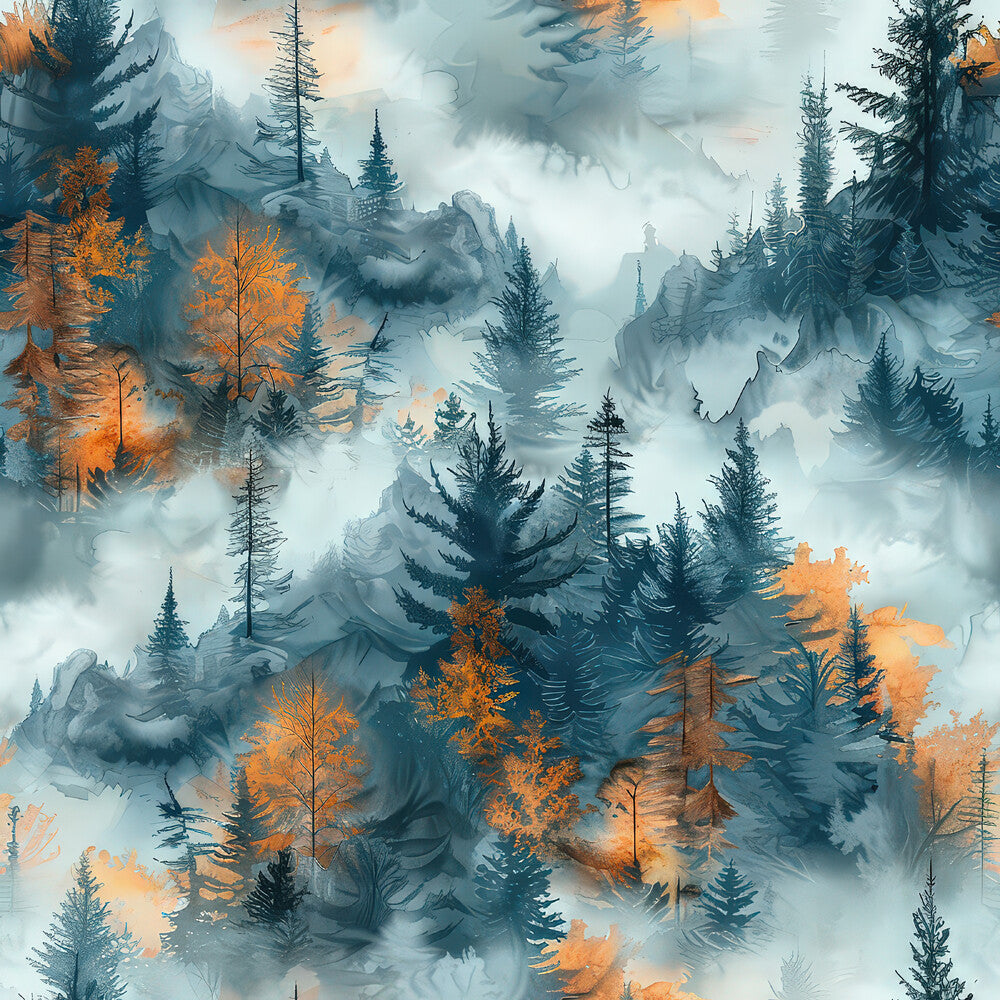 Misty Morning Mountains Fat Quarter Bundle