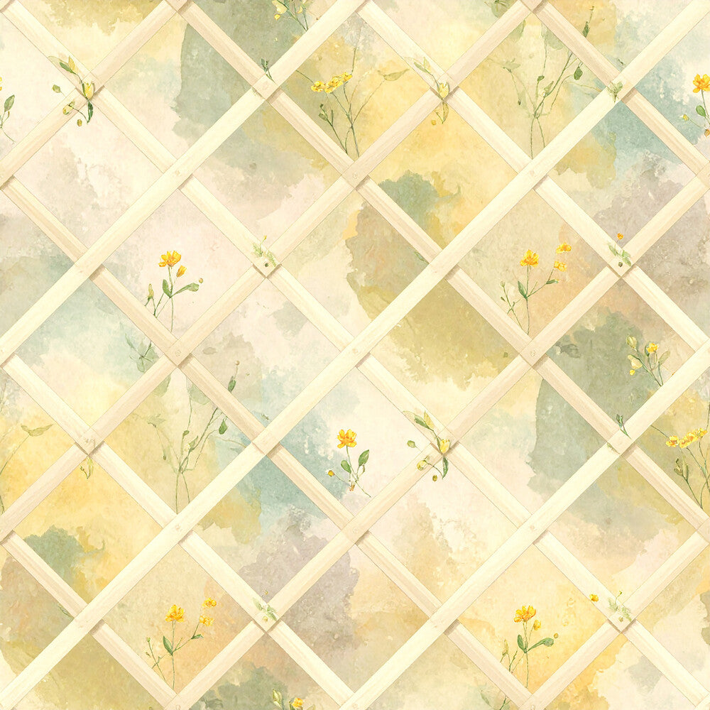 Dusty Yellow Cottage Garden Fat Quarter Bundle
