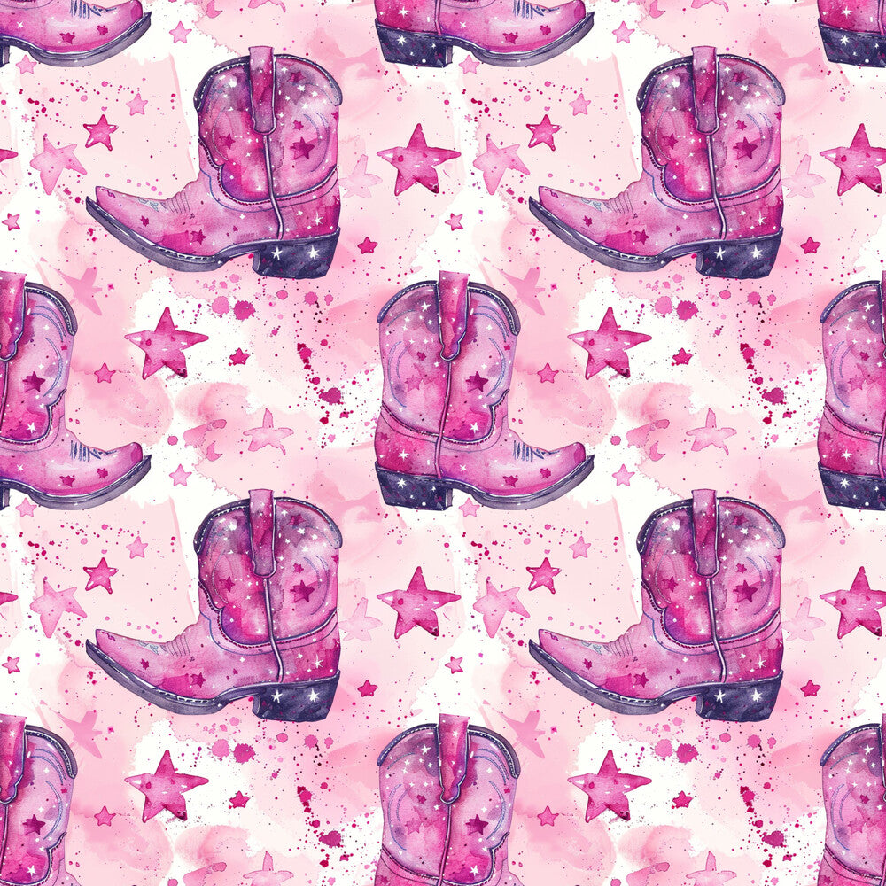 Pink Cowboy Boots Fat Quarter Bundle