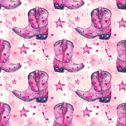 Pink Cowboy Boots Fat Quarter Bundle