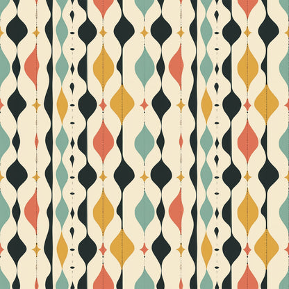 Modern Retro Geometric Fat Quarter Bundle