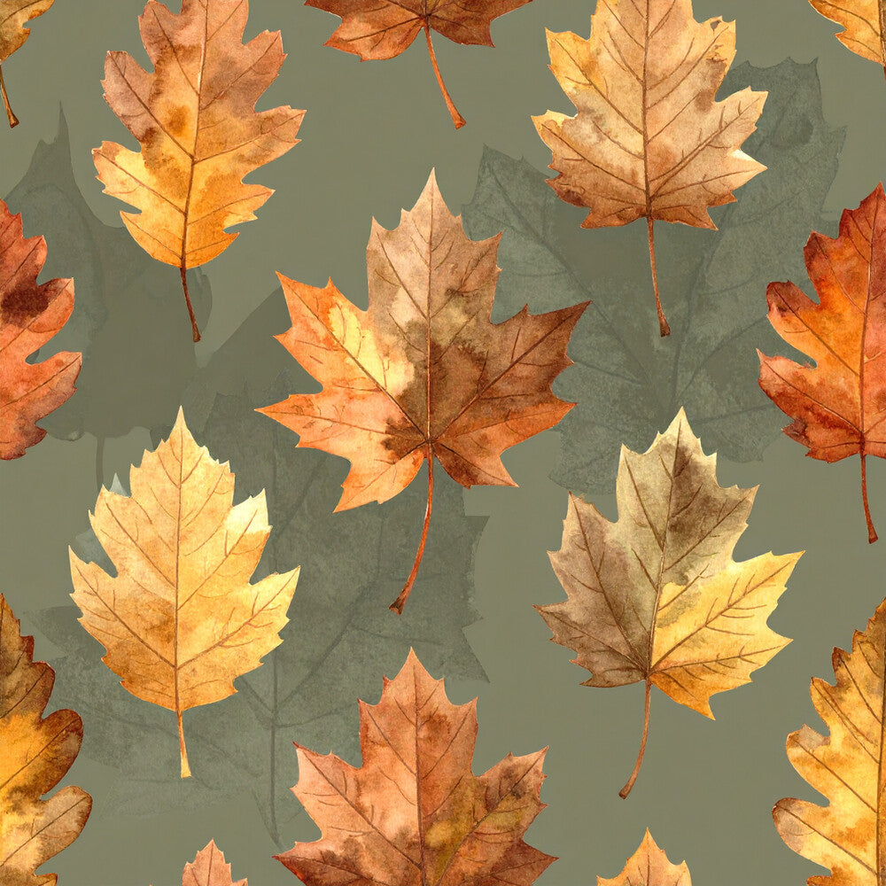 Harvest Pumpkin And Florals Fat Quarter Bundle