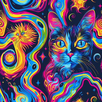 Stoner Cat Abstract Fat Quarter Bundle