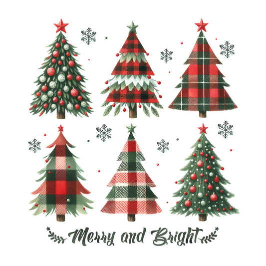 A Plaid Christmas Fabric Panel 11