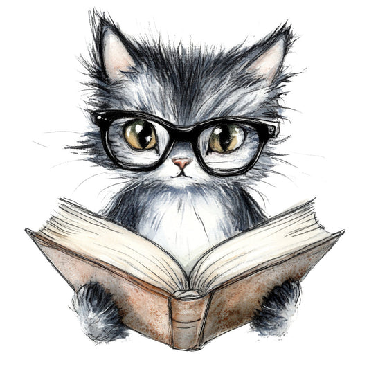 Quirky Cat Fabric Panel 16