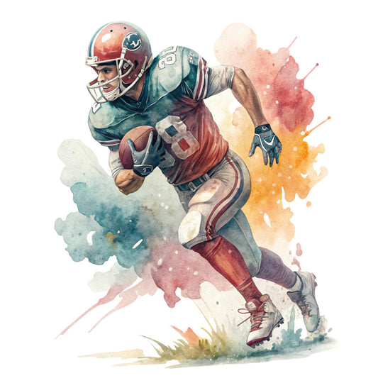 Football Player Fabric Panel 14