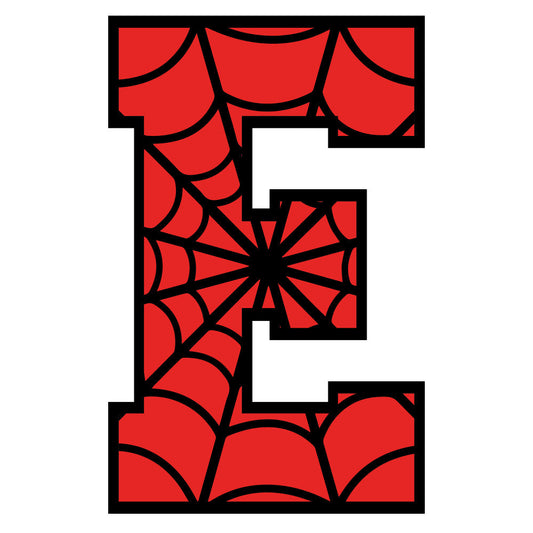 Spider Alphabet Fabric Panel 12