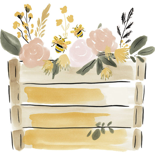 Honey Meadows Fabric Panel 72