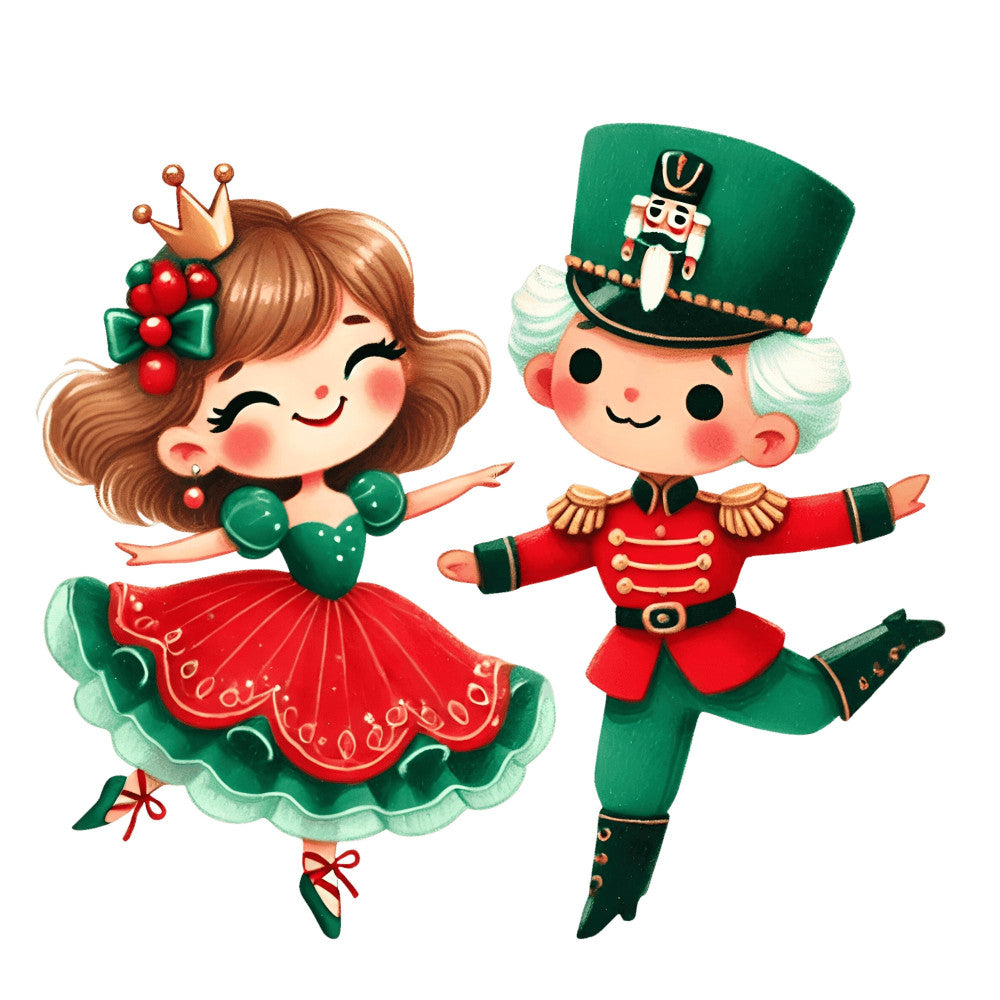 Nutcracker Ballet Fabric Panel 111
