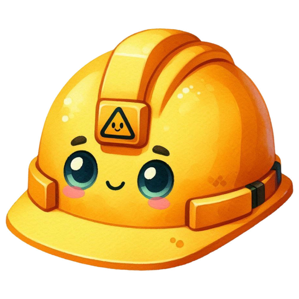 Cute Construction Characters Fabric Panel 26