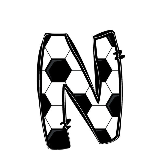 Soccer Alphabet Fabric Panel 13