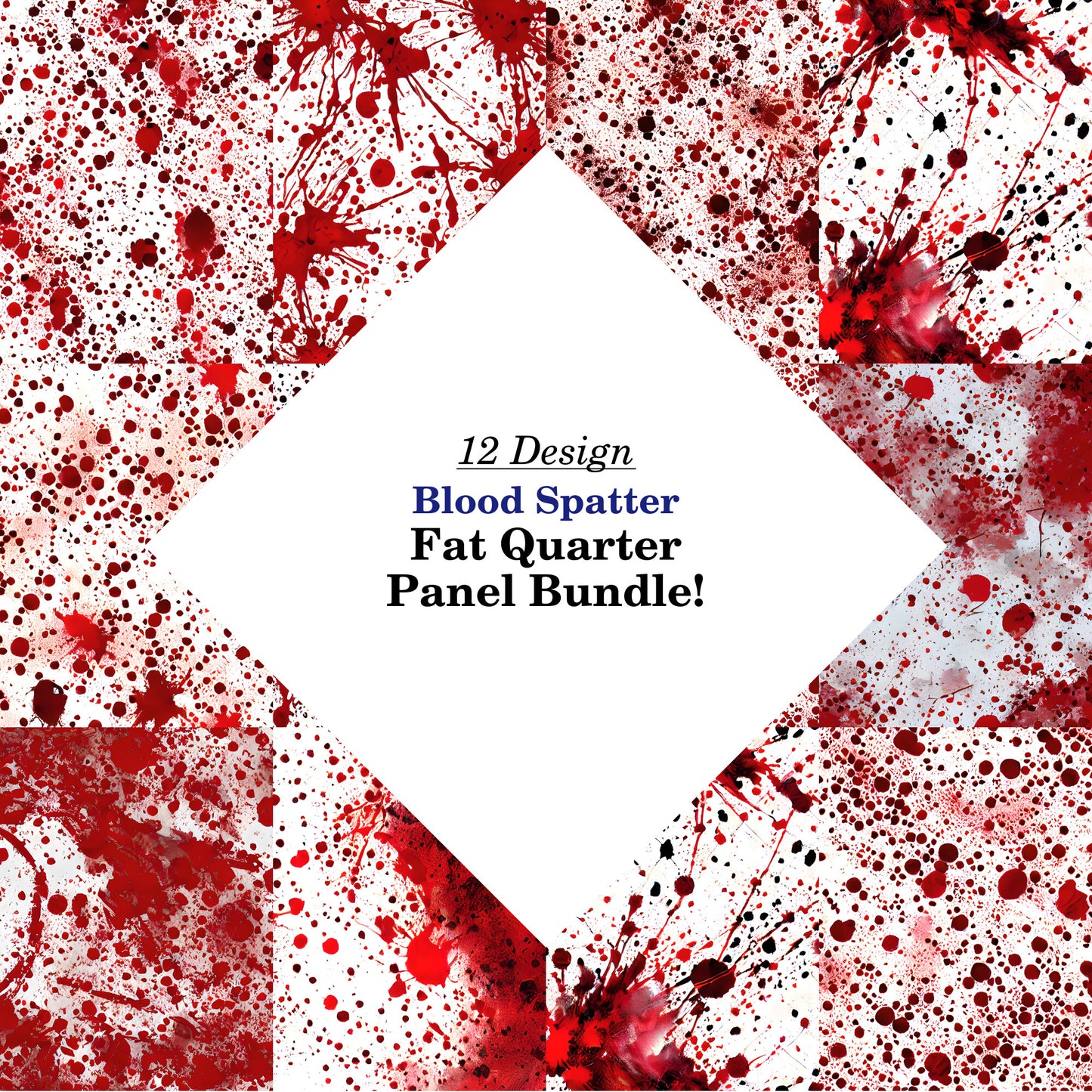 Blood Spatter Fat Quarter Bundle