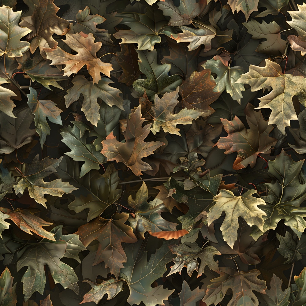 Daily Deal: Tree Camouflage Pattern 5 Quilting Cotton Fabric - 45" x 1 Yard"