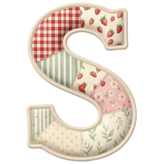 Strawberry Patchwork Fabric Panel 33