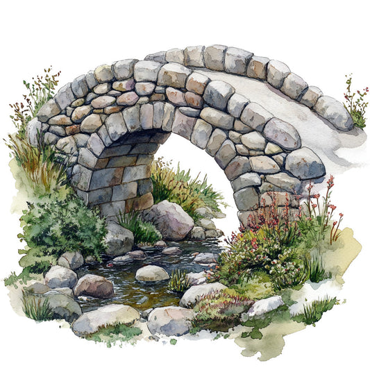 English Countryside Fabric Panel 12