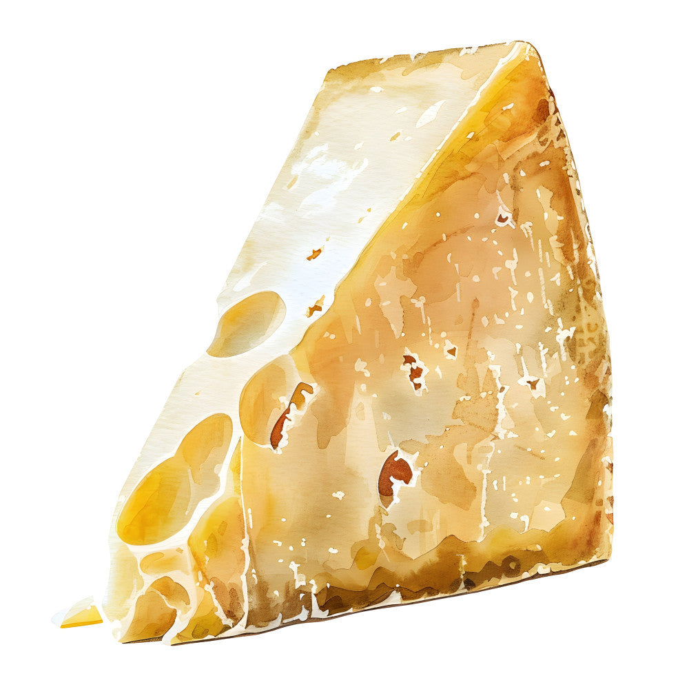 Watercolor Cheese Fabric Panel 75