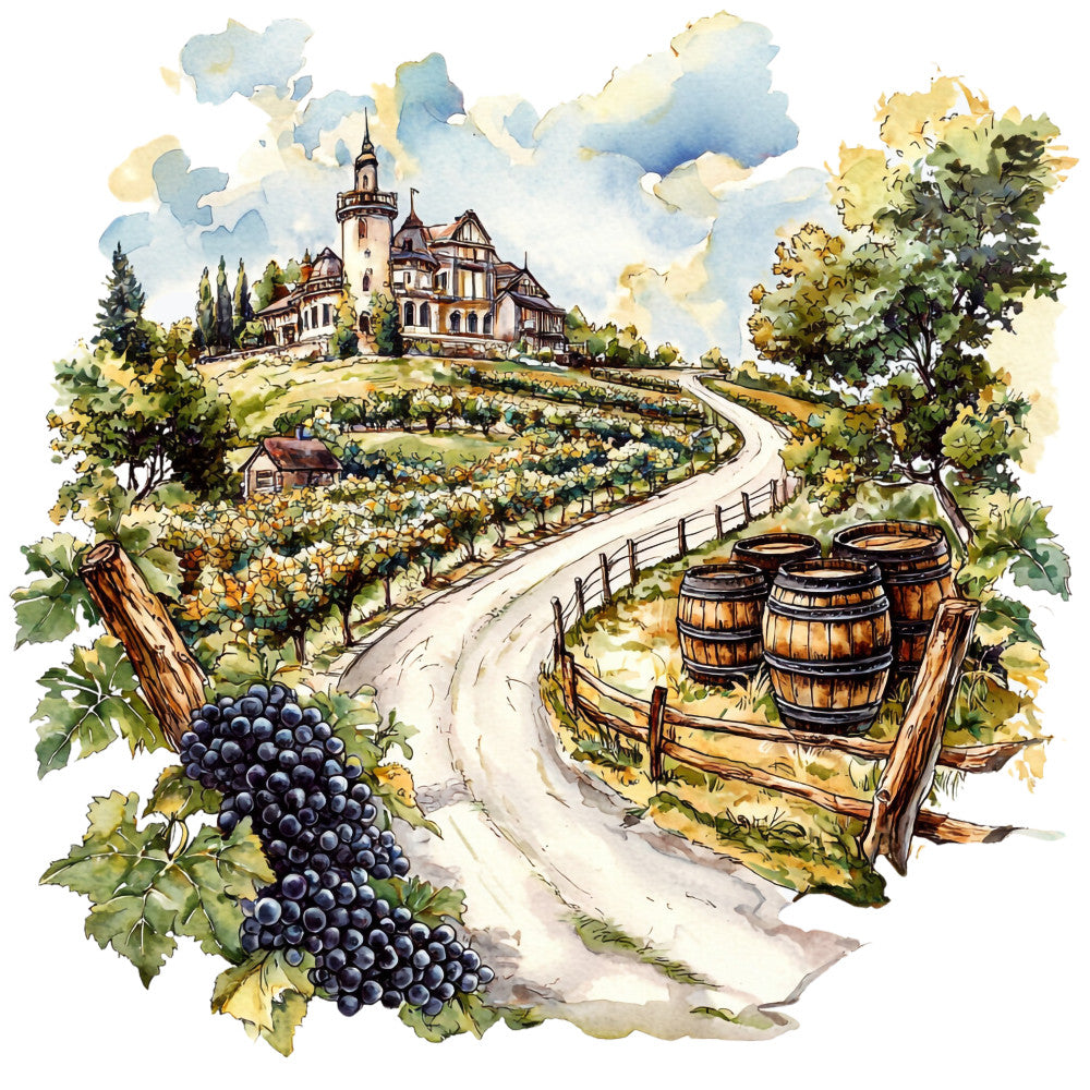 Bourbon Trail Fabric Panel 15