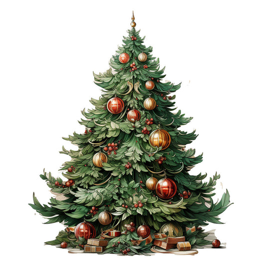 Elegant Christmas Fabric Panel 17