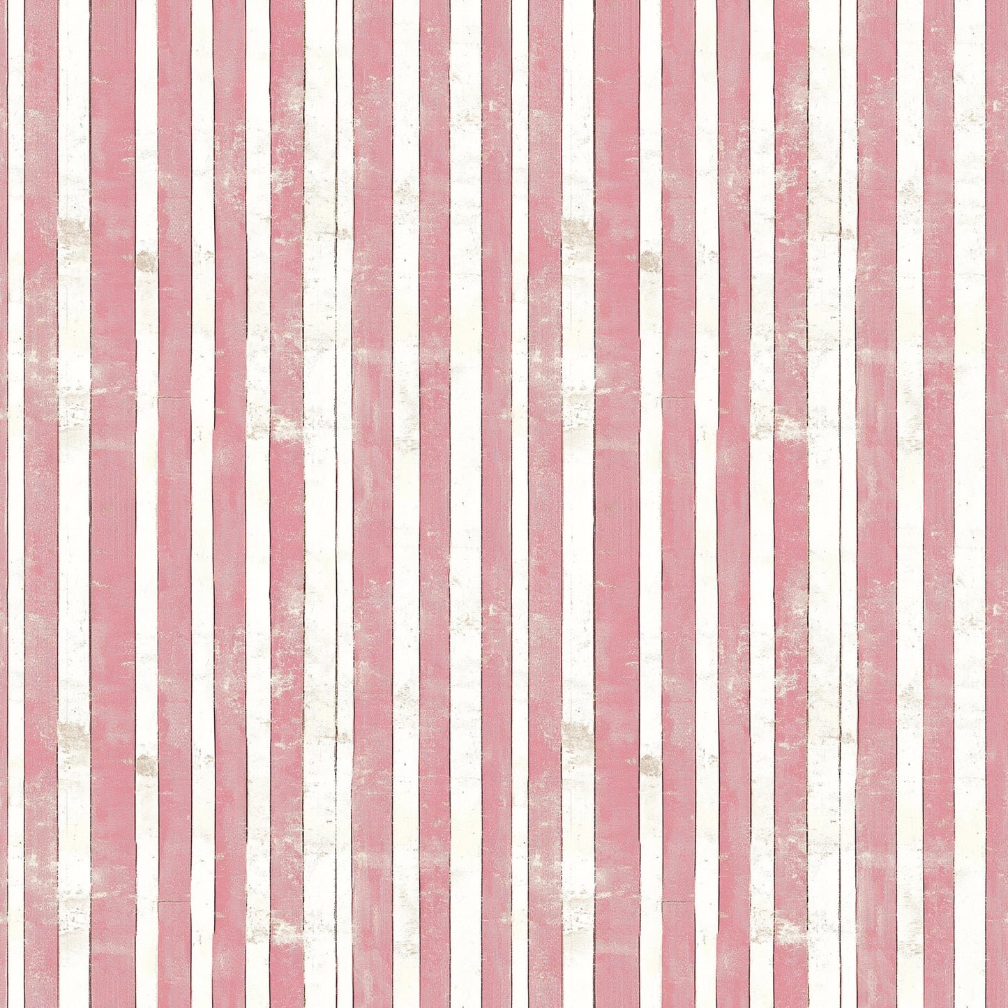 vintage pink, dusty rose, cream white, vertical stripes, distressed texture, weathered appearance, shabby chic, faded finish, quilting cotton, fabric panel, soft pink, muted tones, worn effect, aged look, striped pattern, cottage style, romantic aesthetic, pastel colors, textile design, crafting material