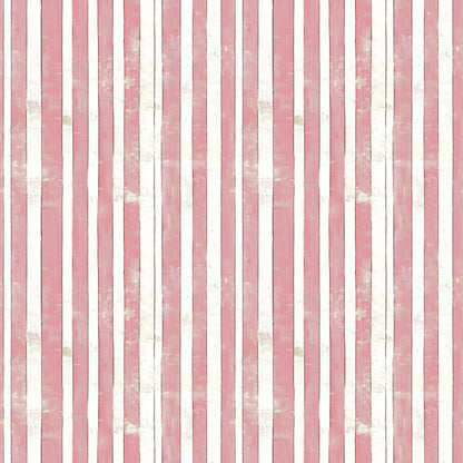 vintage pink, dusty rose, cream white, vertical stripes, distressed texture, weathered appearance, shabby chic, faded finish, quilting cotton, fabric panel, soft pink, muted tones, worn effect, aged look, striped pattern, cottage style, romantic aesthetic, pastel colors, textile design, crafting material