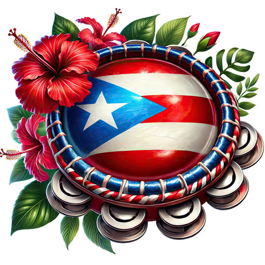 Come to Puerto Rico Fabric Panel 23