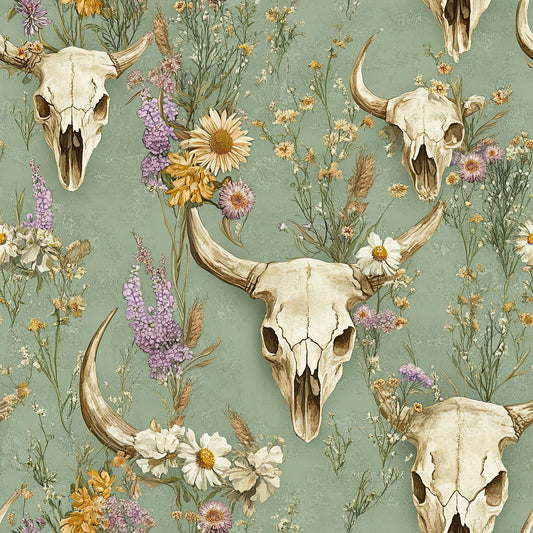 The Western Life Pattern 53 Quilting Cotton Fabric