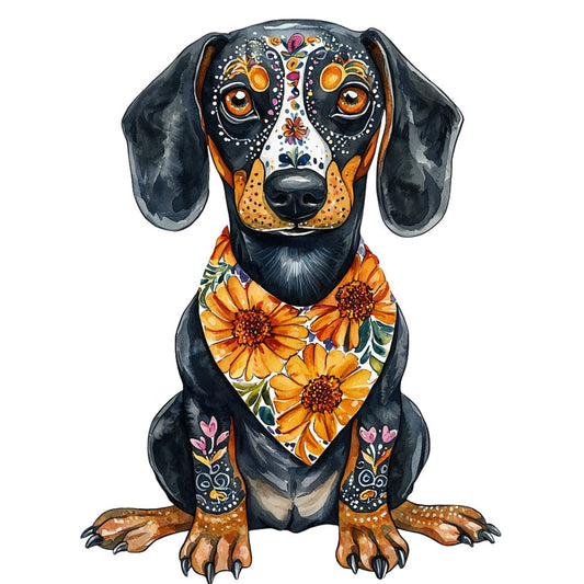 Pets de Los Muertos Fabric Panel 17