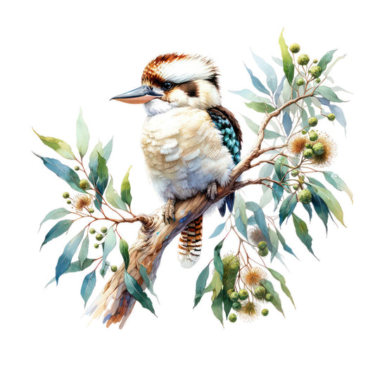 Australian Flora Fauna Fabric Panel 3