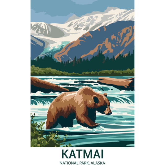 National Parks Posters Fabric Panel 28