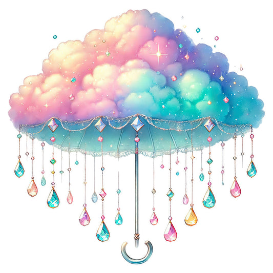 April Showers Fabric Panel 27