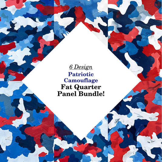 Patriotic Camouflage Fat Quarter Bundle