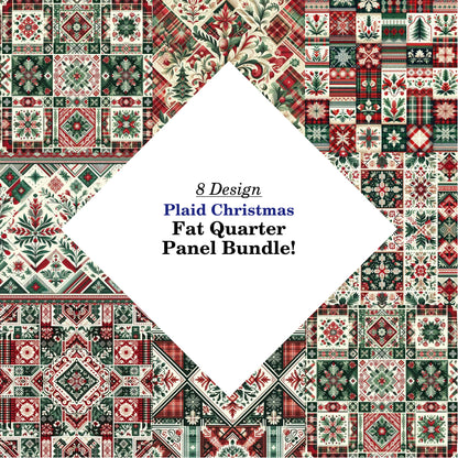 Plaid Christmas Fat Quarter Bundle