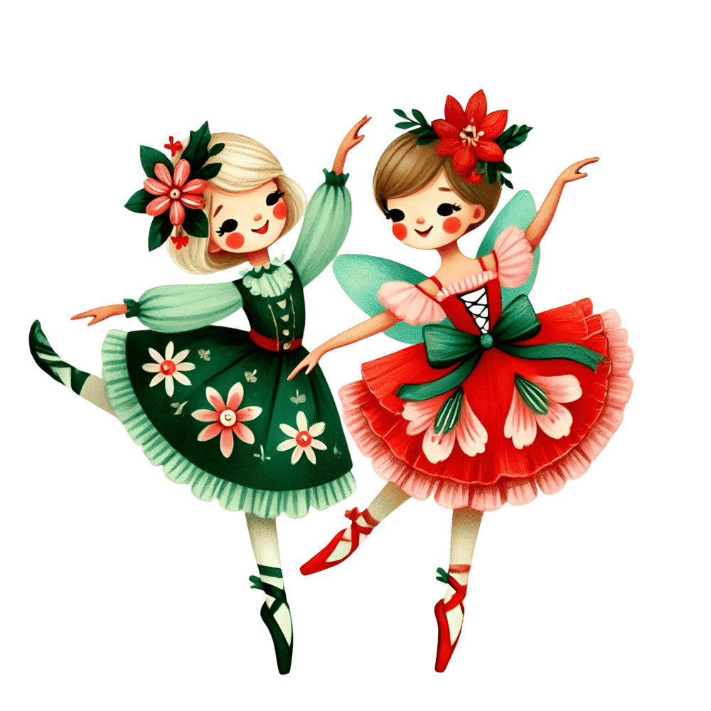 Nutcracker Ballet Fabric Panel 61