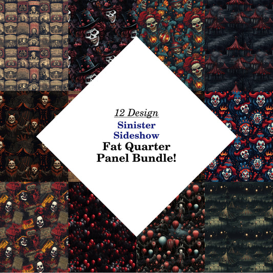 Sinister Sideshow Fat Quarter Bundle