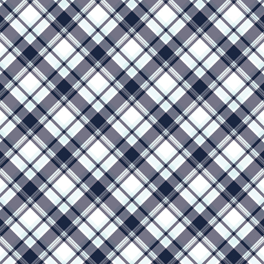 Navy Nautical Sea Pattern 6 Quilting Cotton Fabric