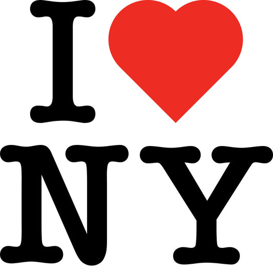 I Love NY Fabric Panel 1